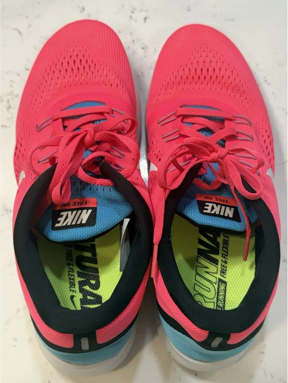 Nike Free Rn Racer Pink Women Running Shoes Size 10